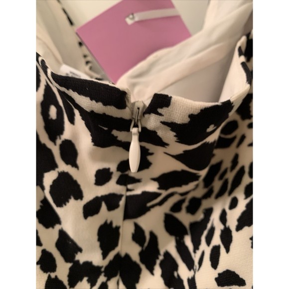 Sergio Hudson Women's Plus Size 2X Leopard Zebra Print Bustier Dress Bla… - Picture 13 of 16